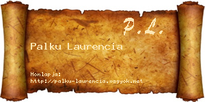 Palku Laurencia névjegykártya